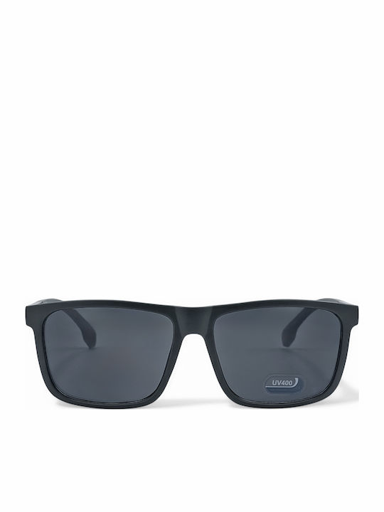 Optosquad Men's Sunglasses with Black Plastic Frame and Black Lens F80043