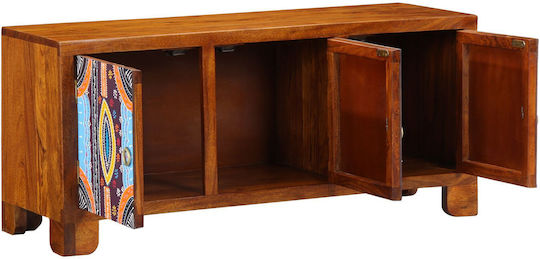 Schuhschrank aus Massivholz 100x35x45cm