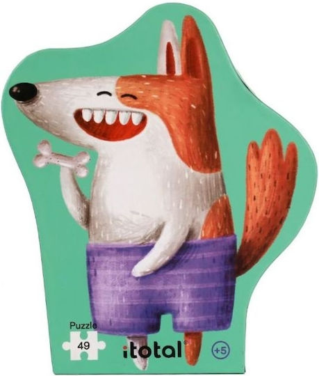 Детски Пъзел Funny Dogs за 5+ години+ Години 54бр Total Gift