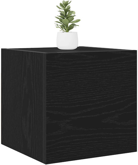 Living Room TV Unit Black Oak L30.5xW30xH30cm