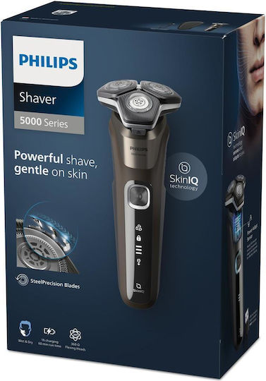 Philips Series 5000 S5886/30 Περιστρεφόμενη Ξυριστική Μηχανή Προσώπου Επαναφορτιζόμενη