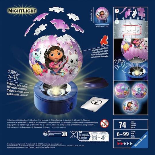 Kinderpuzzle 3d 72pcs Ravensburger