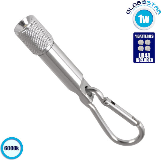 GloboStar Flashlight LED IP44 with Maximum Brightness 80lm White