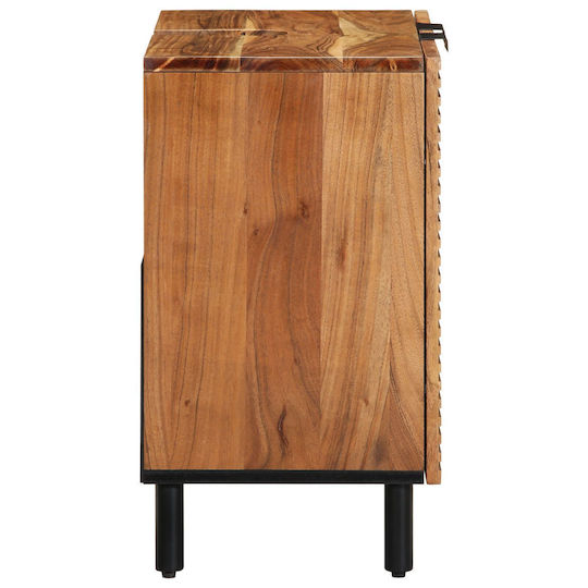 vidaXL Bathroom Cabinet Laundry L62xW33xH58cm Brown