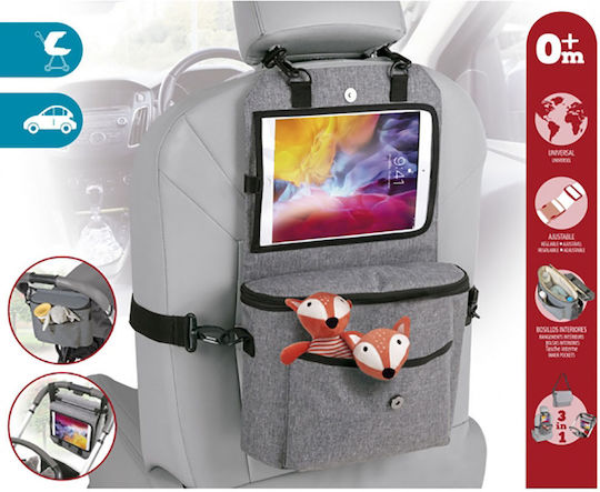 Kiokids Car Organizer Gray