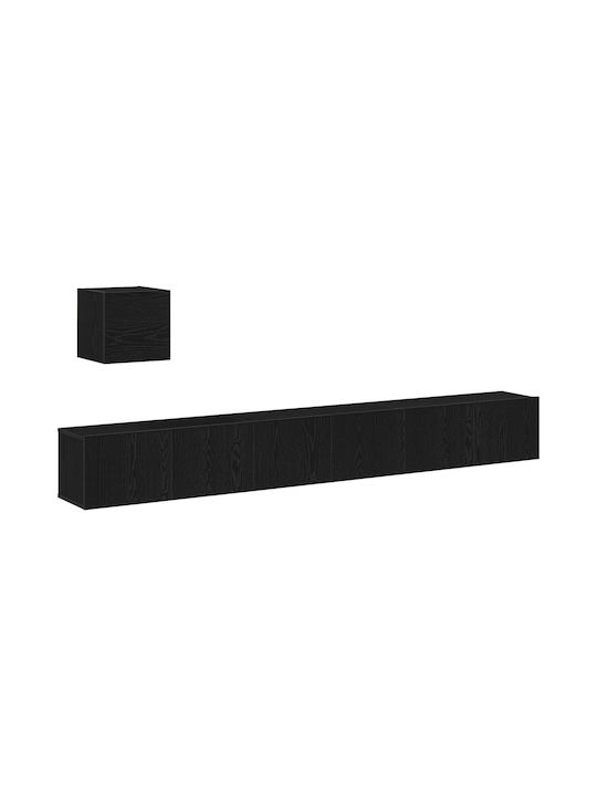 Wohnzimmer TV-Einheit Black Oak L80xB30xH30cm