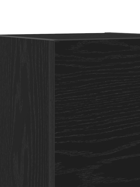 Wohnzimmer TV-Einheit Black Oak L80xB30xH30cm