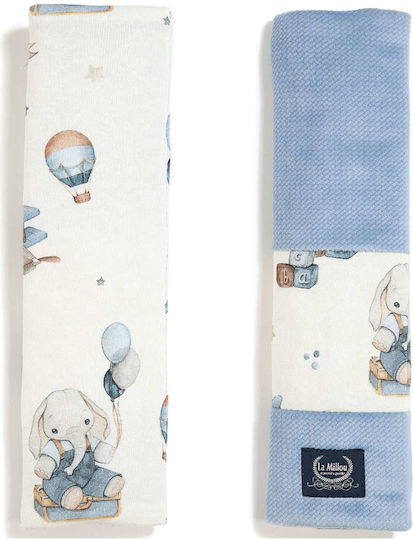 La Millou Blue Car Seat Belt Pad