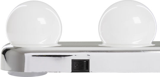 GloboStar Battery Vanity Mirror LED Light Cool White 8W L30.5xW6xH6cm