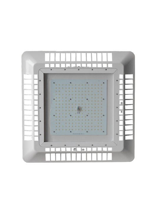 GloboStar Deckenleuchte für den Außenbereich mit integriertem LED in Gray Farbe 115091