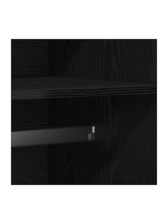 Ușă dublă Dulap de Haine Black Walnut 90x52x200cm