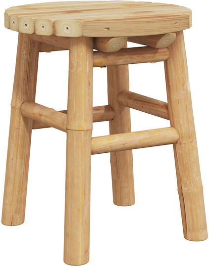 Garden Stool Outdoor Rattan Beige 30x30x36cm