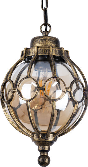 GloboStar Etoile Hanging Ceiling Light Honey Grid with E27 Socket 18x27x27cm