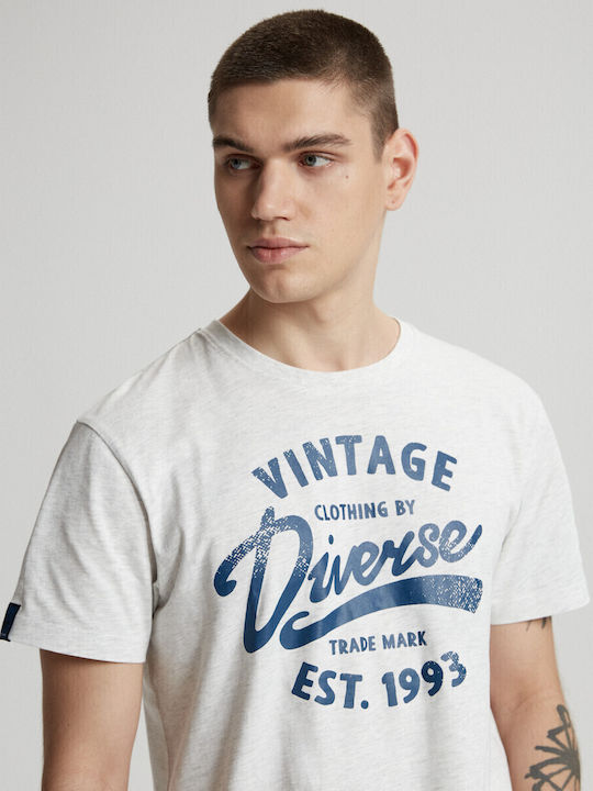 T-shirt White Melange