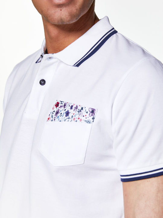 Polo Bluză cu mânecă scurtă White