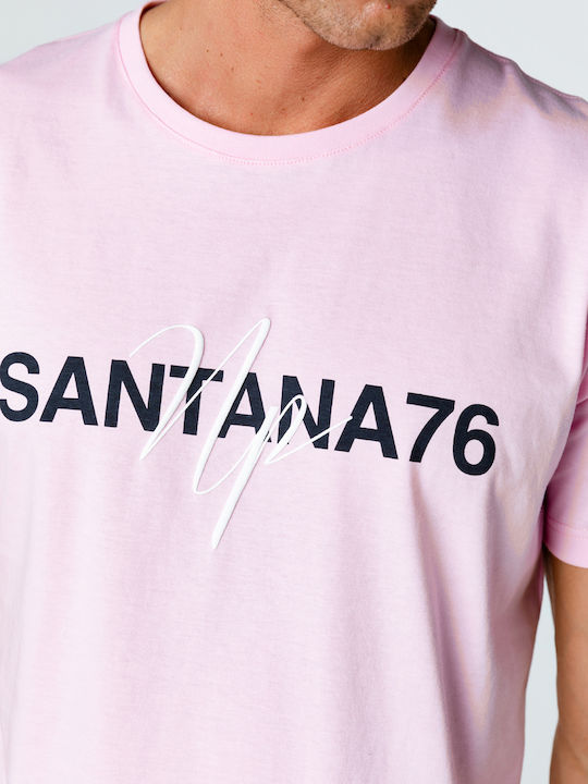 Τύπωμα 76 T-shirt Ροζ