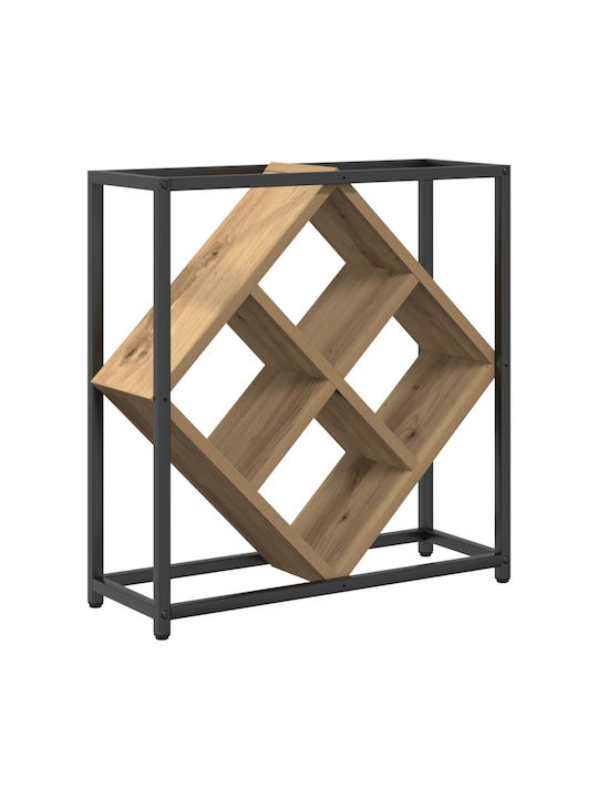 vidaXL Επιδαπέδια Κάβα Ποτών Ξύλινη Καφέ 51x18x52.5εκ.