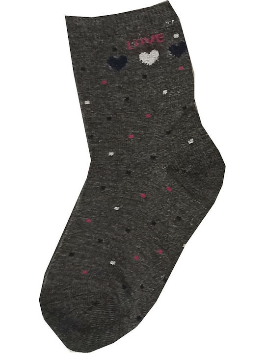 365 Charm Socks Kids' Socks Pink - Grey 3 Pairs