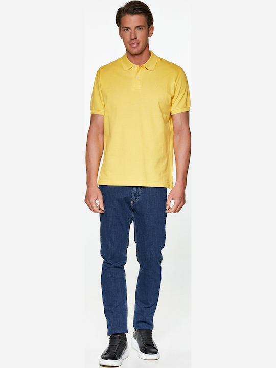 Polo Short Sleeve Blouse Yellow