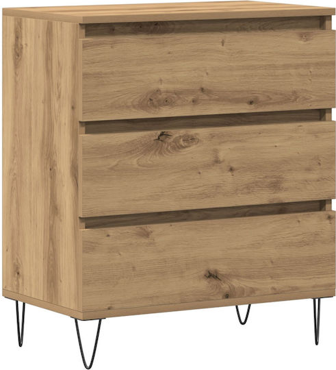 Συρταριέρα Κρεβατοκάμαρας Walnut 60x35x70cm