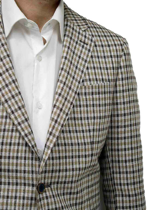 Men's Suit Jacket Beige