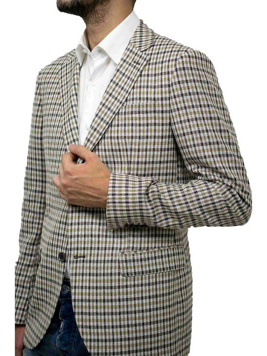 Men's Suit Jacket Beige