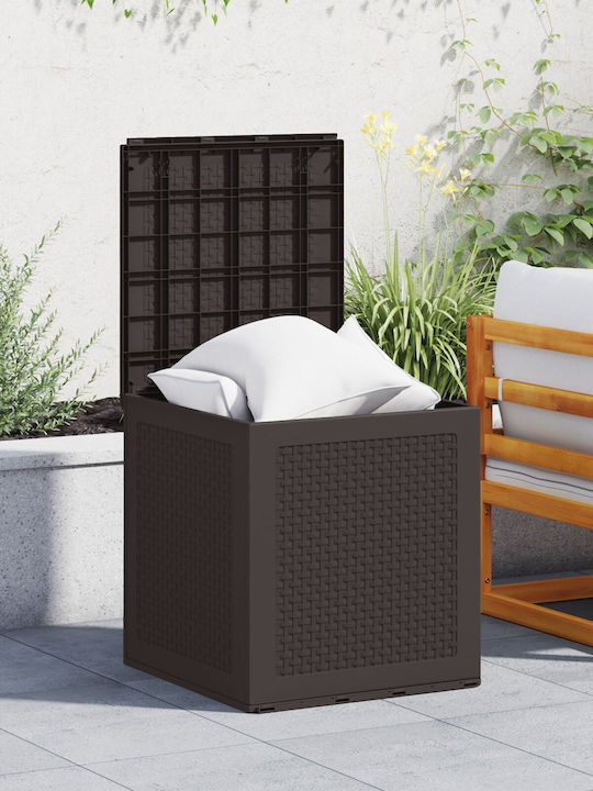 vidaXL Outdoor Storage Box Brown L55xW53xH57cm