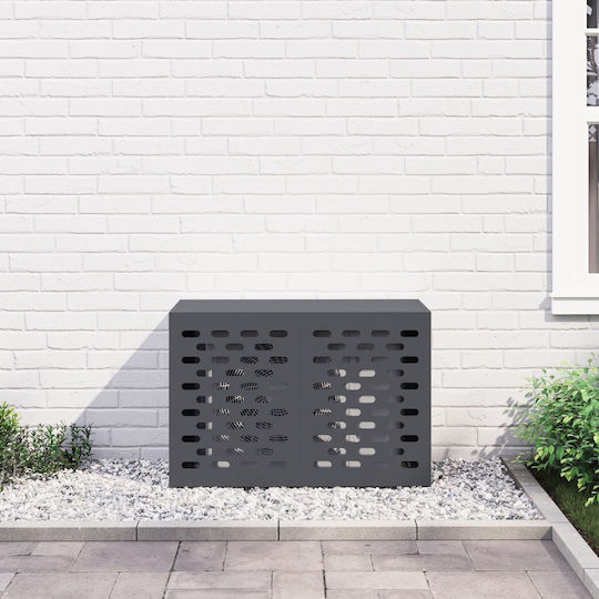 Cover Air Conditioner Vidaxl Anthracite 90x40x60 Steel Anthracite 865892