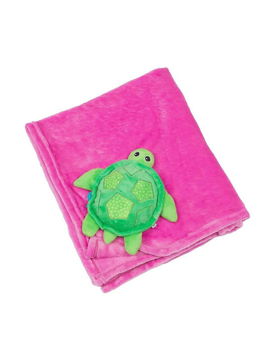 Queen Mother Blanket Nursery Swaddling Blankets Fleece Pink Pink 65.5x100cm
