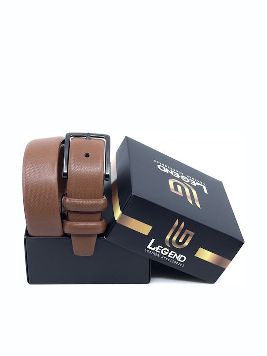 Herren Gürtel Leder Tabac Braun