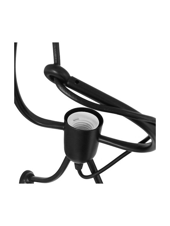 GloboStar Little Man Pendant Light Black with Socket E27 37x23x40cm