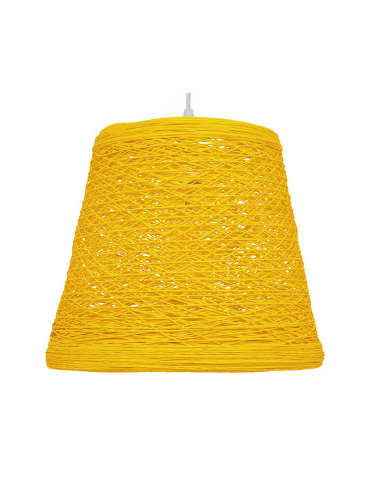 GloboStar Argent Ceiling Light Yellow Bell with E27 Socket 32x27x27cm