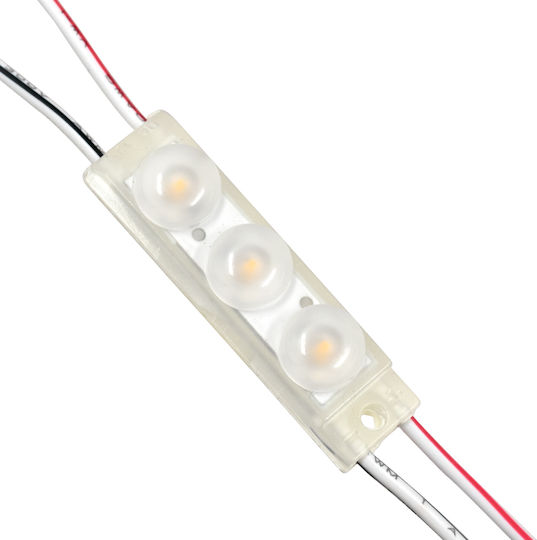 GloboStar LED Modul 12V 1W Alb cald 20buc 73710