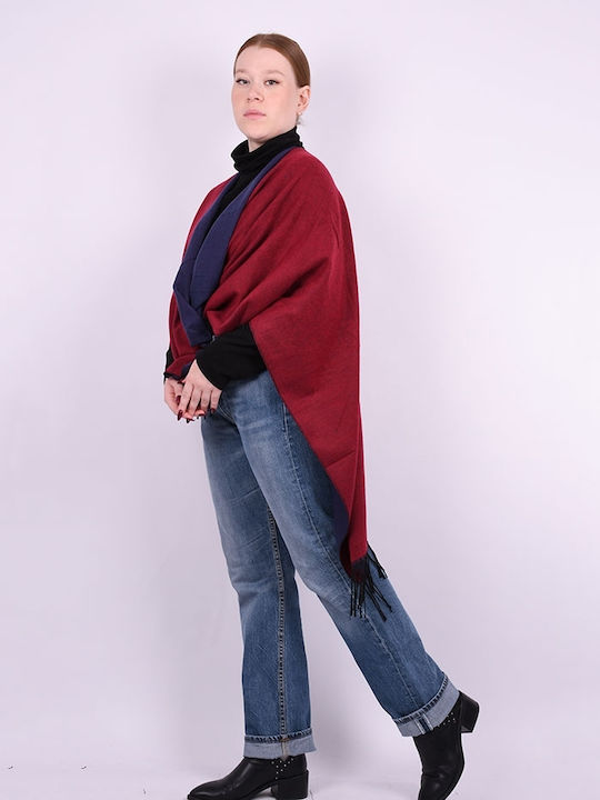 Women's Poncho Red