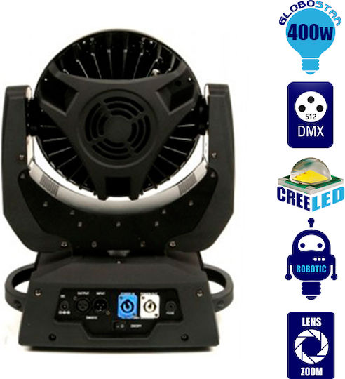 GloboStar Φωτορυθμικό Wash LED DMX με Ρομποτική Κεφαλή Artemis RGBW
