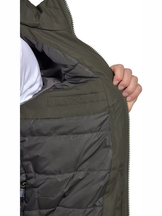 Winter Jacket Bomber Windproof Khaki