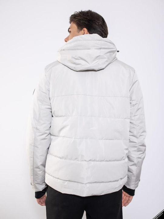 Winter Jacket Puffer Ecru