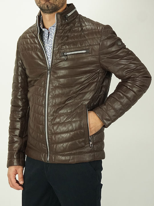 Winter Jacke Puffer Brown