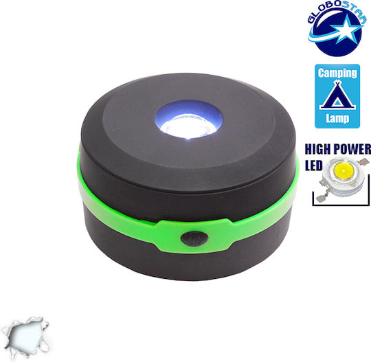 GloboStar Led Battery Lantern for Camping with Flashlight 80lm 1W