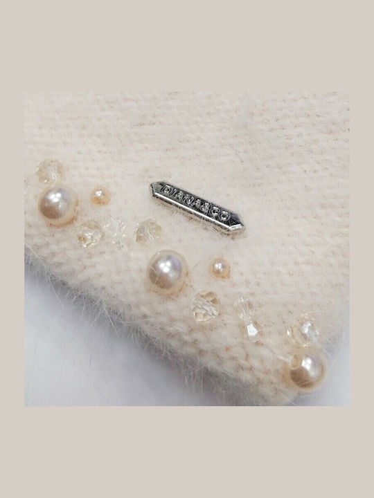 Beanie Γυναικείος Σκούφος Πλεκτός σε Μπεζ χρώμα