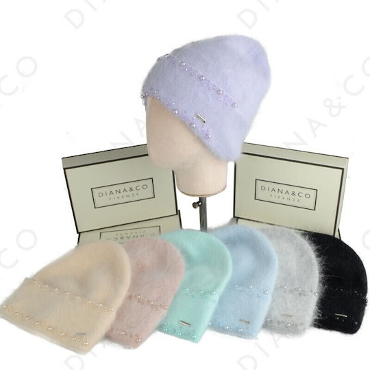 Beanie Frauen Beanie Gestrickt in Schwarz Farbe