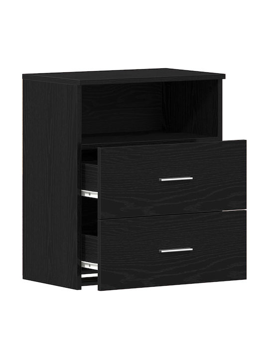 Nachttisch Black oak 50x32x60cm