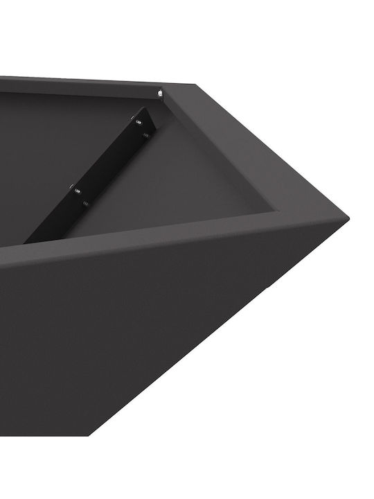 vidaXL Τζάκι Εξωτερικού Χώρου Μεταλλικό 100x100x28cm