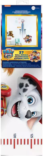 RoomMates Decor Kids Growth Height Chart Wall Sticker Paw Patrol Movie Multicolour