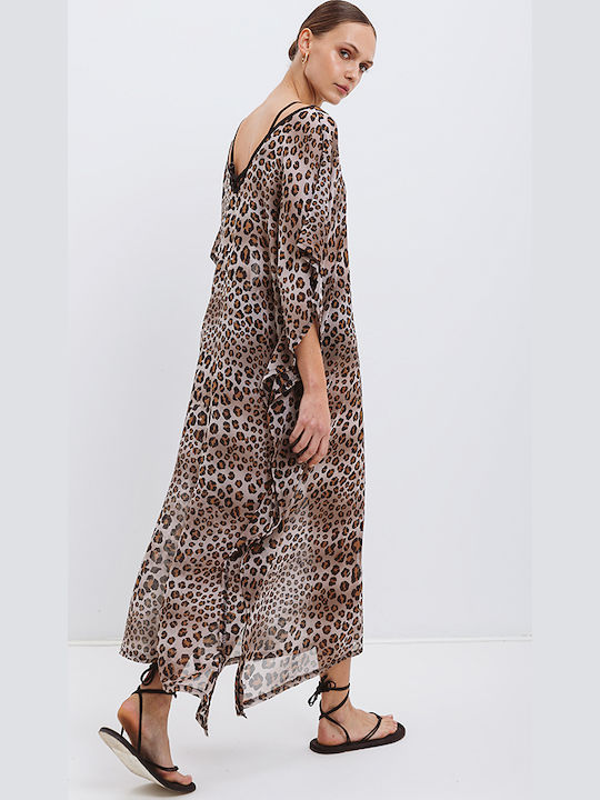 Odyssey Jota Damen Kaftan Strand Mehrfarbig