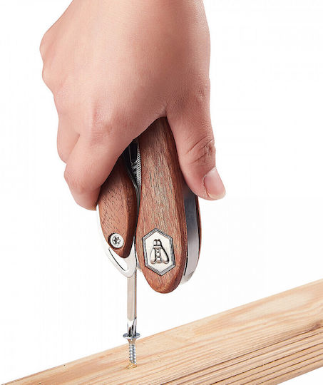 Laguiole Multi-tool Survival Brown