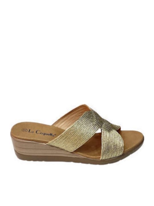 1940-953 Anatomic Women's Platform Shoes Gold