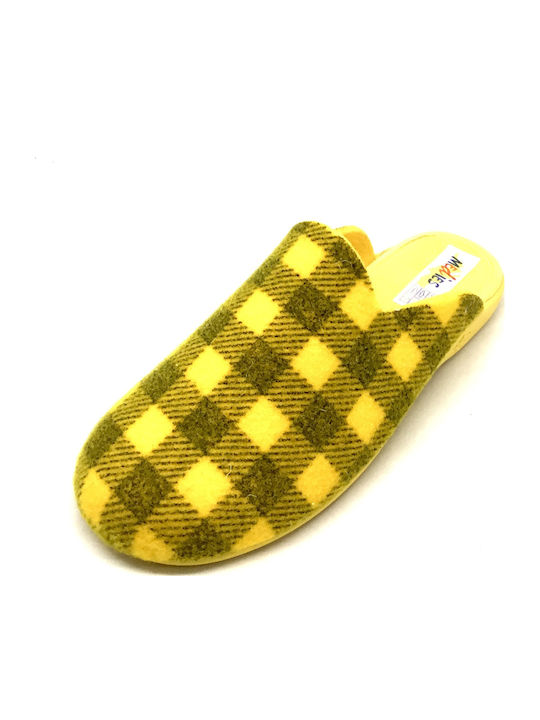 Papuci de Damă de Iarnă Galbene