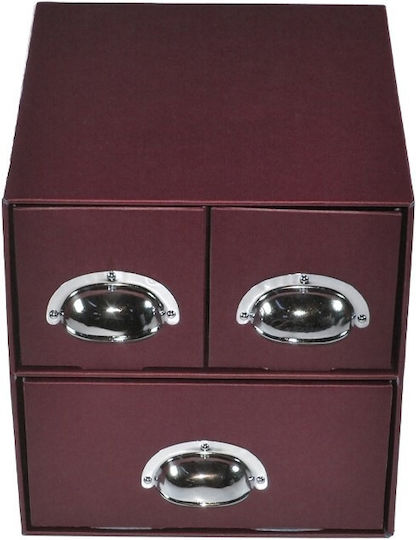 Next Schreibtischschublade 3 Positionen 22x23x21cm Rot Classic