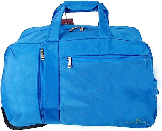Bartuggi 718-088 Sack Voyage 62lt Light Blue with Wheels Fabric L55xW33xH34cm
